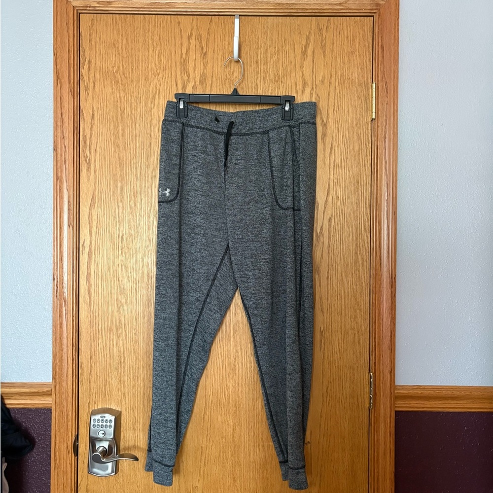 Women’s Under Armour grey joggers size Large